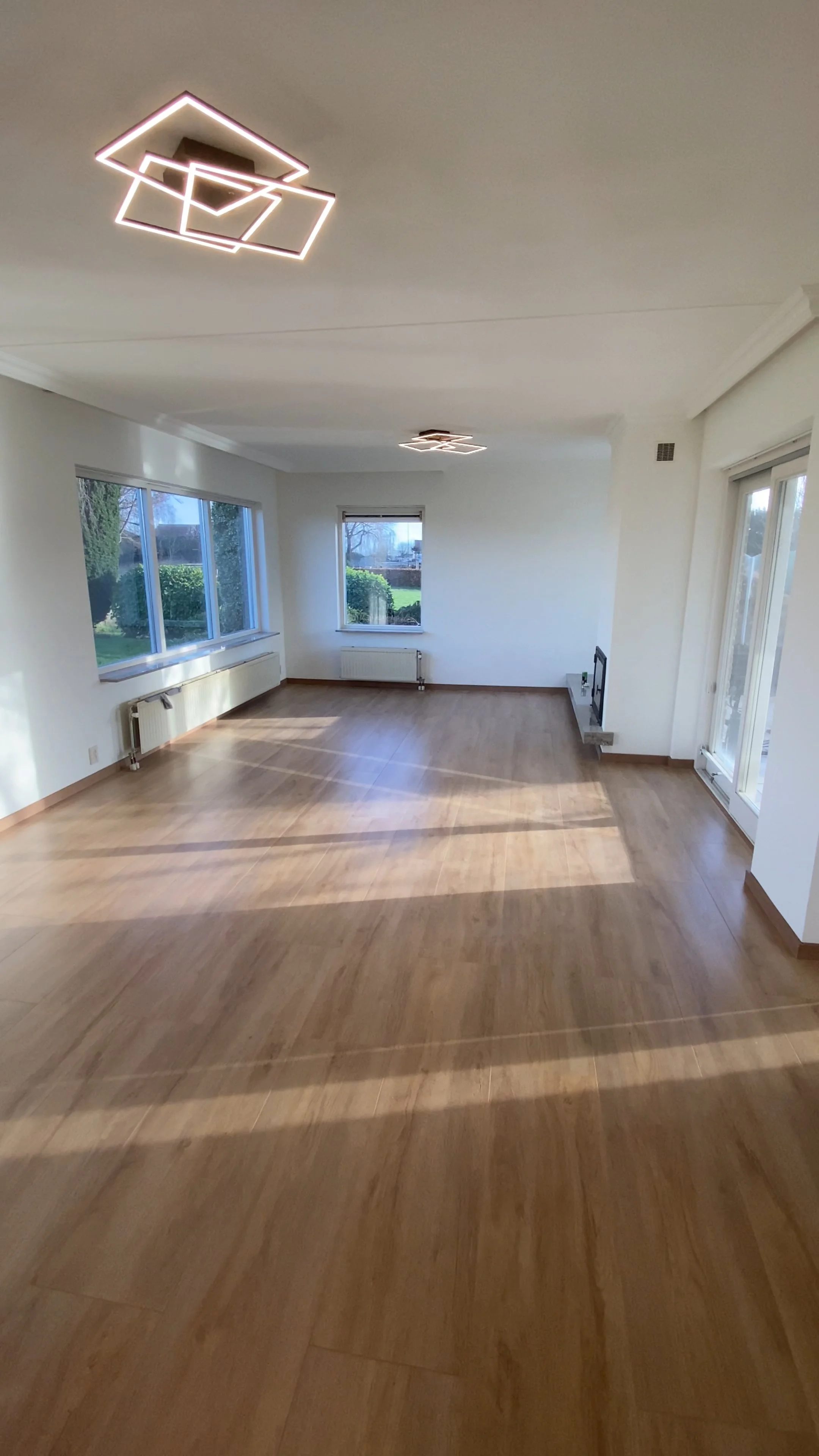 Woonkamer na renovatie