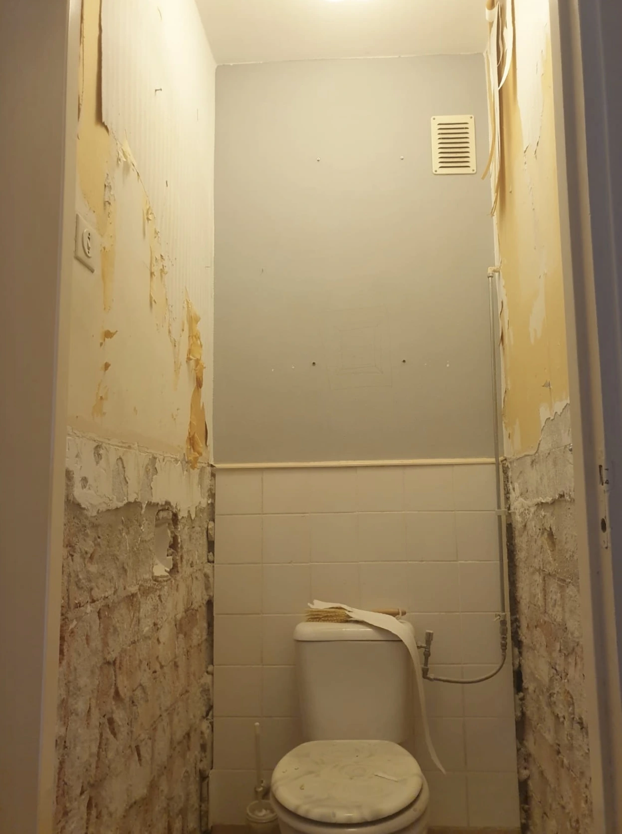 Toilet voor renovatie